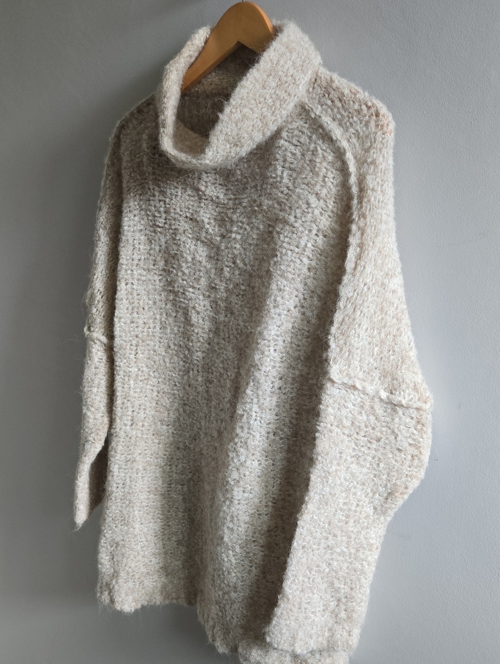 Free People In Her Element Tunic Oatmeal Combo Colour Size Large - Picture 3 of 9